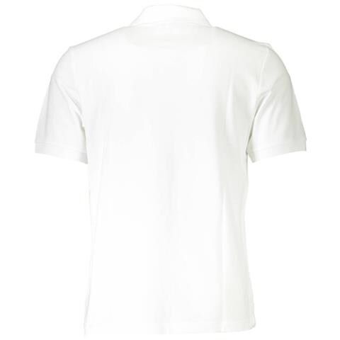 POLO BIANCO DA UOMO A MANICHE CORTE - Colore: Bianco, Taglia: L - Foto 2