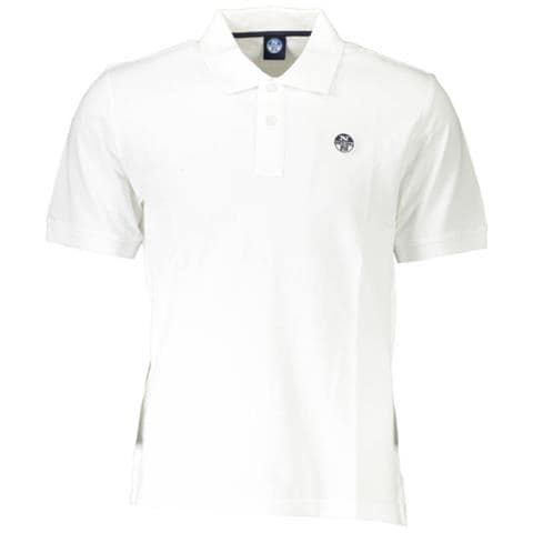 POLO BIANCO DA UOMO A MANICHE CORTE - Colore: Bianco, Taglia: L - Foto 1