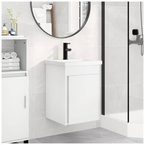 Mobile bagno con rubinetto Bianco 42 x 40 x 74,5 cm - Foto 2