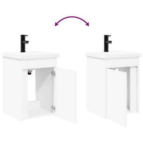 Mobile bagno con rubinetto Bianco 42 x 40 x 74,5 cm - Foto 9