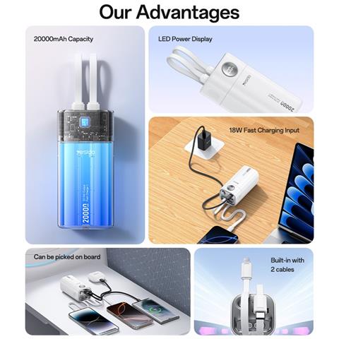 Power Bank - 20000 mAh, 5W - Foto 4