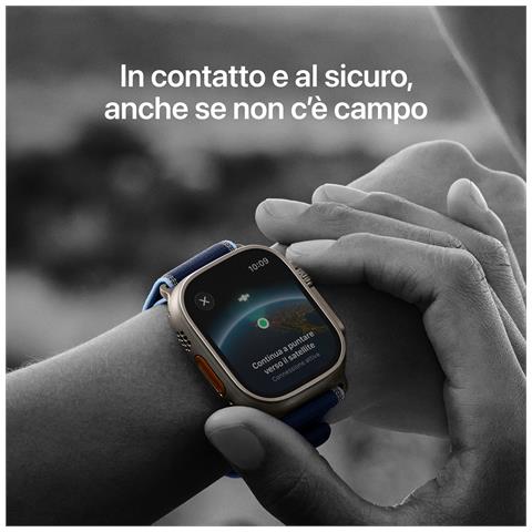Watch Ultra 3 GPS + Cellular 49mm Cassa Titanio Naturale con Loop in maglia Milanese Titanio - Large - Foto 9