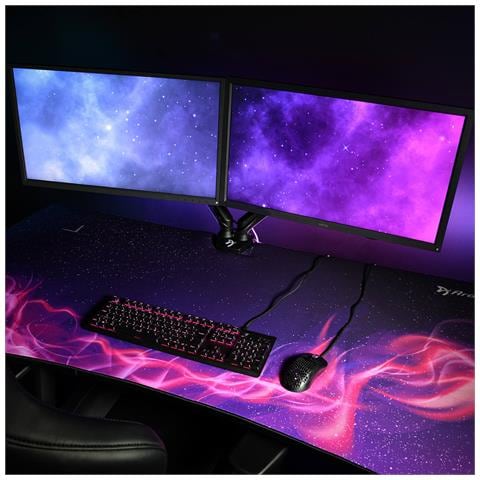 Arena -DEEPP-GALAXY scrivania per computer Nero, Viola - Foto 5