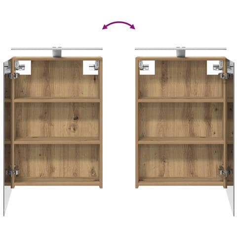 Set di mobili per il bagno 4 pcs Rovere Artigianale - Foto 9