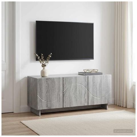 Supporto TV 90 x 34.5 x 40 cm Sonoma grigio - Foto 2