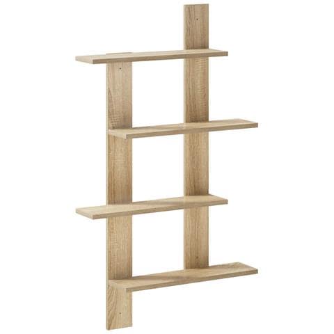 Scaffale da parete Rovere Sonoma 61 x 13,5 x 88 cm - Foto 1