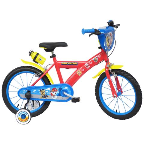 Paw Patrol 16'', Adatta A Bambini Tra I 5 E I 7 Anni, Per Altezza Tra 105 E 135 Cm, Con Borraccia E Scudo Frontale - Foto 1