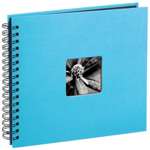 Fine Art spirale turchese 28x24 50 pagine nere 113679 - Foto 1