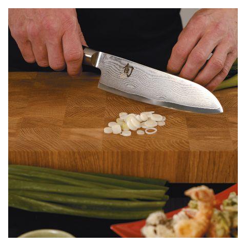 Coltello Santoku Shun 18 cm in acciaio damasco - Foto 2