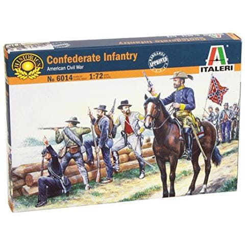 It6014 Confederate Infantry The Grays Kit 1:72 Modellino - Foto 1