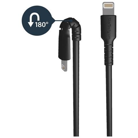 Cavo USB a Lightning da 2m - Conforme Apple MFi - Nero - Fibre DuPont Kevlar - Foto 5