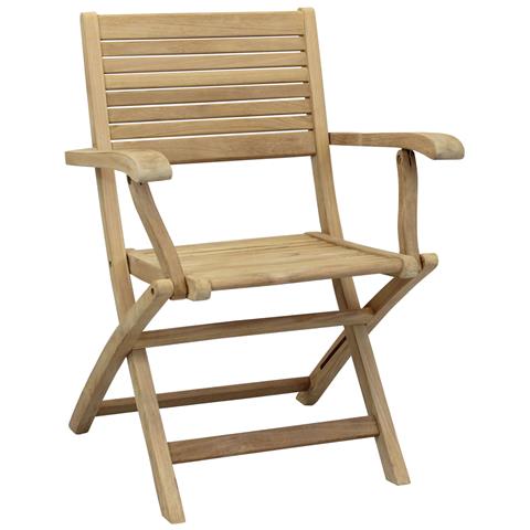 Orator - Poltrona Da Giardino Pieghevole In Legno Di Teak - Foto 1