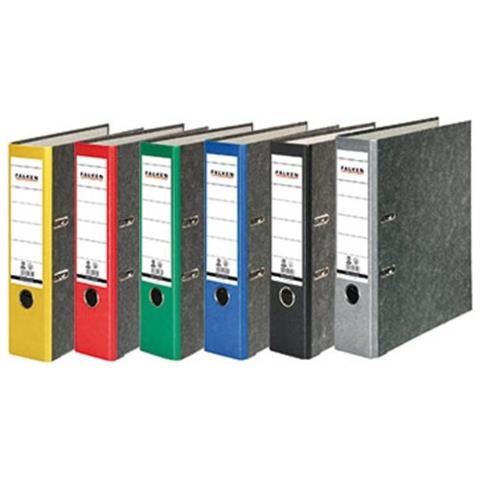 Raccoglitore Din A4 Larghezza Dorso: 80 Mm Nero Marmorizzato 2 Archetti - Foto 1