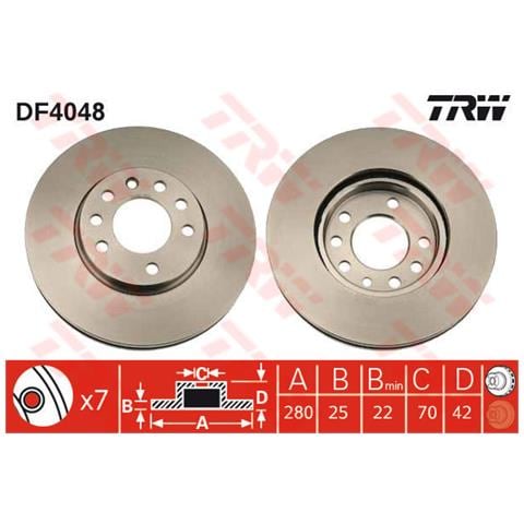 2 Dischi Freno Df4048 - Foto 2
