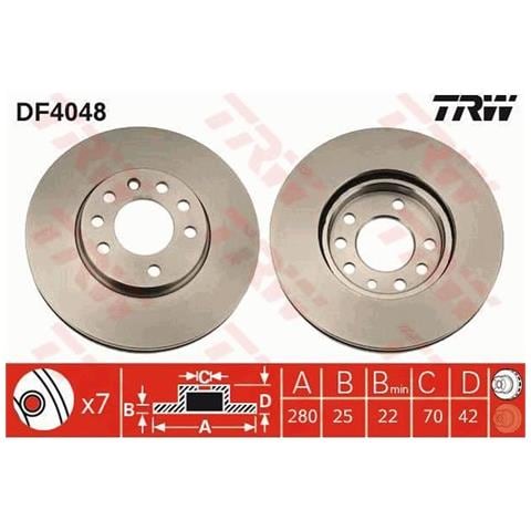 2 Dischi Freno Df4048 - Foto 1