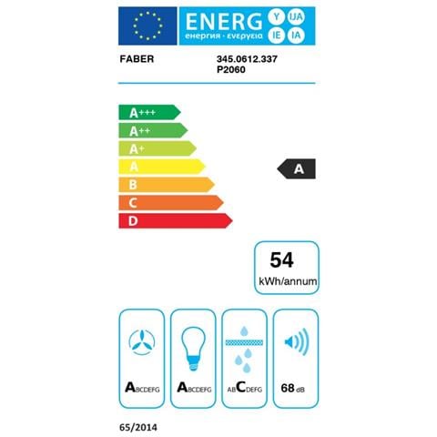 Cappa a Sospeso BATTITO BK OPACO F45 Aspirante 43 cm Colore Nero - Foto 2