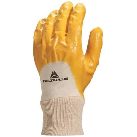 Guanti Da Lavoro Nitrile Leggero Dorso Aerato Giallo Taglia 8 - Ni01508 - Foto 1