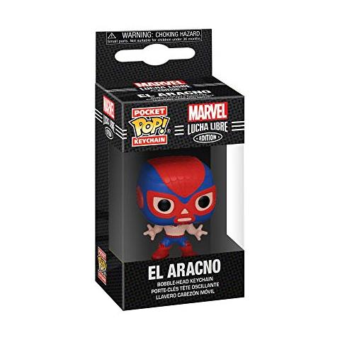 POP Portachiavi Marvel Luchadoresn-Spider-Man Luchadores Giocatollo Multicolore 53890 - Foto 2