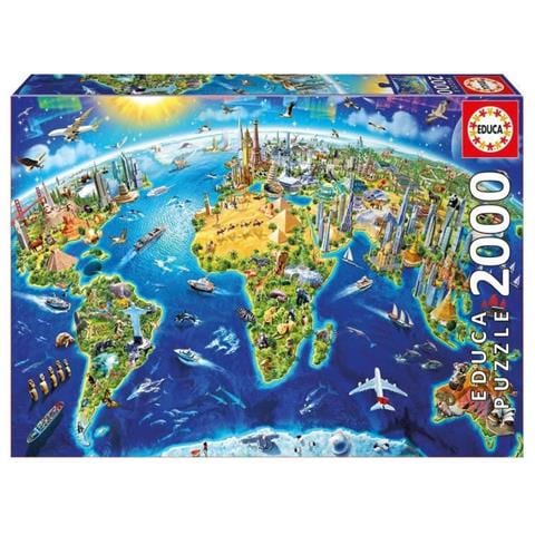 Educa - World Symbols Puzzle 2000 Pezzi - Foto 1