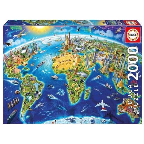 Educa - World Symbols Puzzle 2000 Pezzi - Foto 3