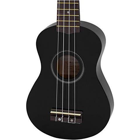 Mondiale Ritmo Soprano Ukulele - Premium Principiante Soprano Uke In Finitura Nera Con Gig Bag Spare Ukulele Strings E Feltro Pick - Equipaggiata Con Le Stringhe Aquila - Foto 4