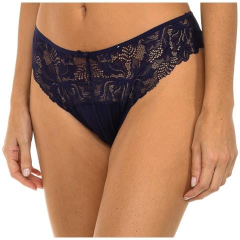 Slip Micro Tulle Con Fodera Interna 008h5 Donna - Foto 2