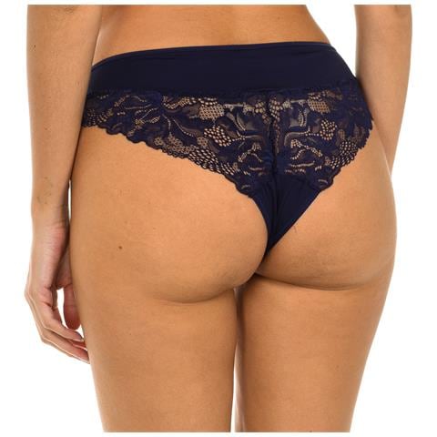Slip Micro Tulle Con Fodera Interna 008h5 Donna - Foto 4
