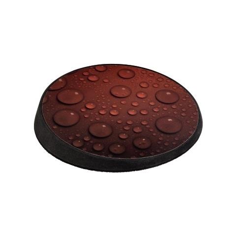 "Red Drops" Disc Pad Rosso tappetino per mouse - Foto 1