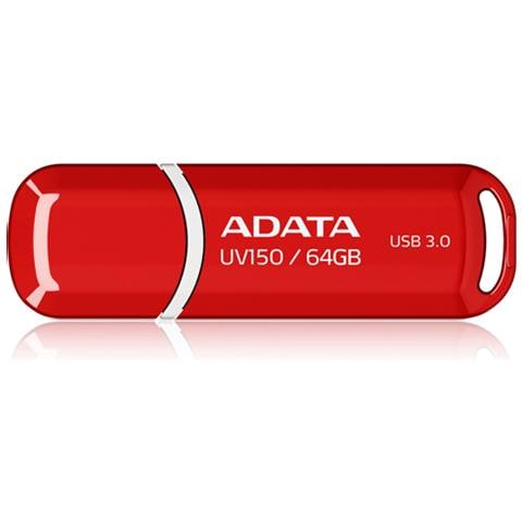 64GB DashDrive UV150, USB 3.0 (3.1 Gen 1) , Type-A, Cuffia, Rosso, CE / FCC / VCCI / BSMI - Foto 2