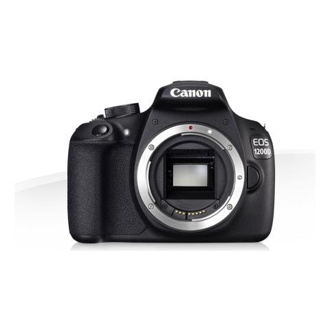 EOS 1200D, Corpo della fotocamera SLR, CMOS, 5184 x 3456 Pixel, JPEG 3:2: (L) 5184x3456, (M) 3456x2304, (S1) 2592x1728, (S2) 1920x1280, (S3) 720x480, 1:1, 3:2, 4:3, 16:9, 22,3 x 14,9 mm - Foto 1