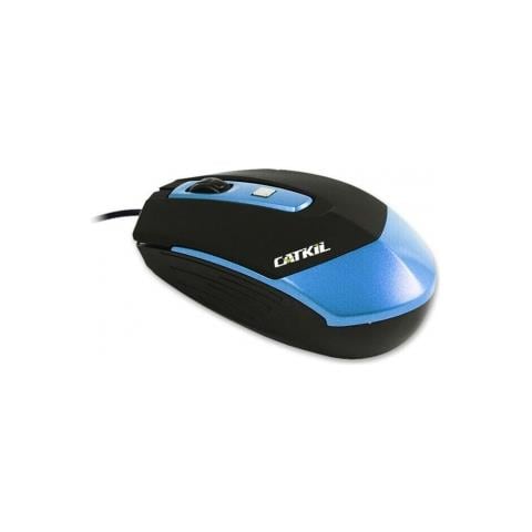 Mouse metallico USB Ottico 000DPI Colore Nero / Bue - Foto 1