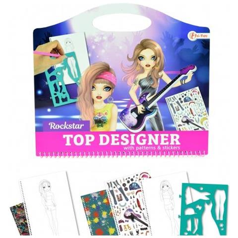 Libro Da Colorare Rockstar Con Adesivi - Foto 2