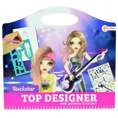 Libro Da Colorare Rockstar Con Adesivi - Foto 1