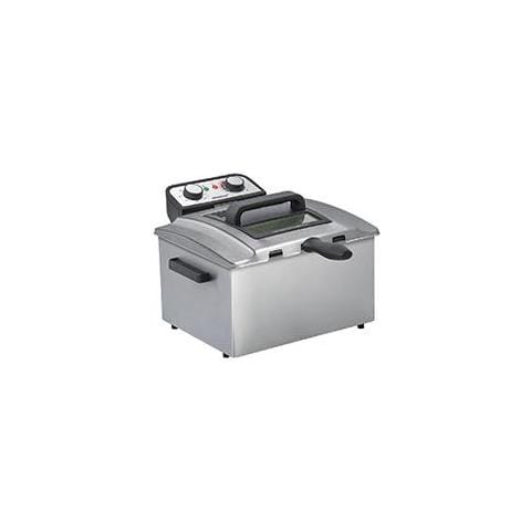 Df 300 Doppia 5 L 3000 W Nero, Acciaio Inossidabile - Foto 1