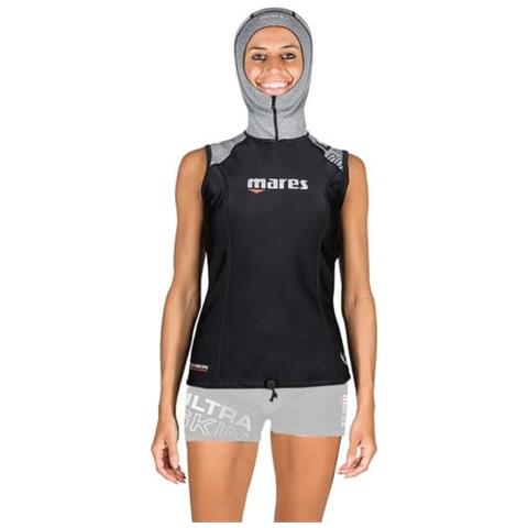 Ultraskin Senza Maniche Con Cappuccio Donna Nero 2 - Foto 1