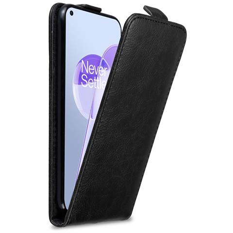 Custodia Compatibile Con Oneplus 9rt 5g In Nero Di Notte - Coperchio Protettivo In Design Flip Con Chiusura Magnetica - Foto 1