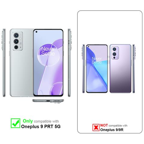 Custodia Compatibile Con Oneplus 9rt 5g In Nero Di Notte - Coperchio Protettivo In Design Flip Con Chiusura Magnetica - Foto 8