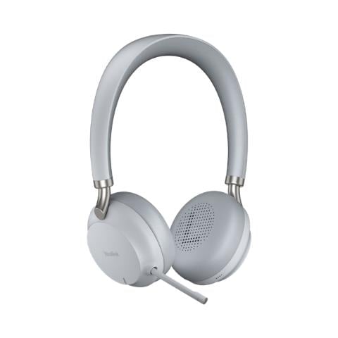 BH72 Auricolare Con cavo e senza cavo A Padiglione Musica e Chiamate USB tipo A Bluetooth Base di ricarica Grigio chiaro - Foto 1
