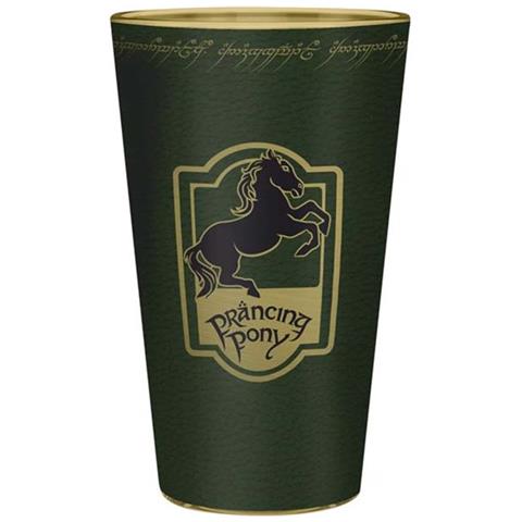 Lord Of The Rings - Signore Degli Anelli - Bicchiere Xxl - 400 Ml - Prancing Pony - Glass - Large Glass - Vetro - Foto 1