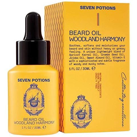 Olio Da Barba 1 Fl Oz Di Ammorbidente Per Barba Dal Profumo Dolce E Legnoso Ferma Il Prurito Della Barba Naturale, Vegano, Olio Condizionante Per Barba Contiene Olio Di Jojoba (woodland Harmony) - Foto 1