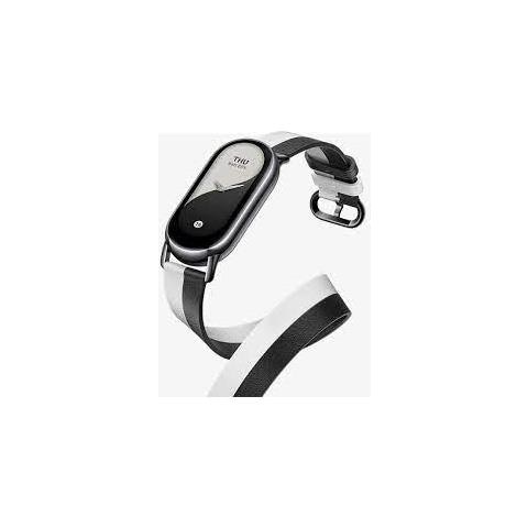 Smart Band 8 Double Wrap Strap Black And White - Foto 1