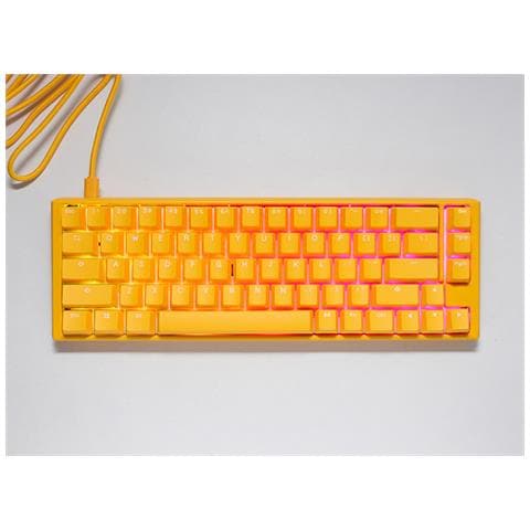 Tastiera Cablato DKON2167ST-CUSPDYDYY (Layout Inglese US) Colore Giallo - Foto 7