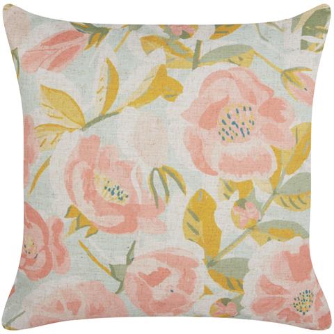 Set Di 2 Cuscini Zahriye 45 X 45 Cm Rosa Trama Floreale - Foto 6