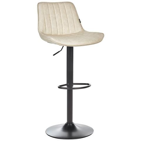 Set Di 2 Sedie Alte Dubrovnik Pelle Sintetica Beige Chiaro - Foto 12