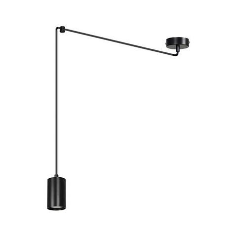 Lampada A Sospensione Traker - Nero - Acciaio Verniciato A Polvere - 300x300x8 Cm - Foto 1