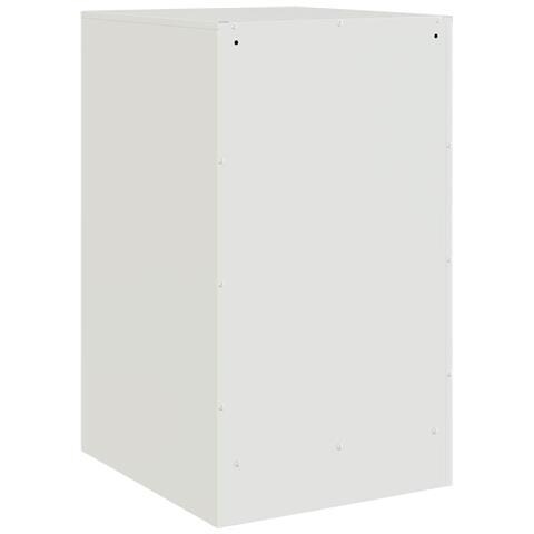 Comodini 2 Pz Bianchi 34,5x39x62 Cm In Acciaio - Foto 10