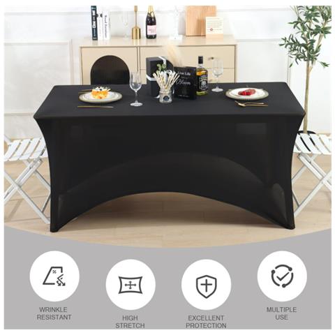 Tovaglia Elastica Per Ristoranti Ed Eventi Black M - Foto 2