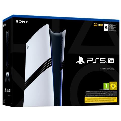 Console Play Station 5 Pro con Gamepad 2 TB Wi-Fi / Bluetooth Colore Bianco /Nero - Foto 8
