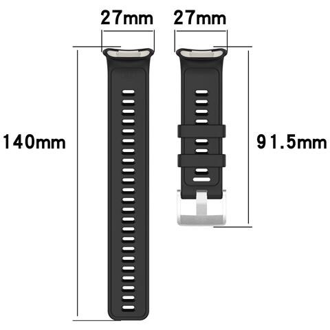 Cinturino In Silicone Per Polar Vantage V2 Black - Foto 2