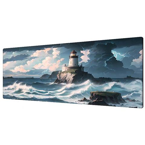 Tappetino Per Mouse, Tappetino Per Tastiera - Tappetino Da Scrivania Spesso Per Ufficio  L Modello 2 - Foto 1